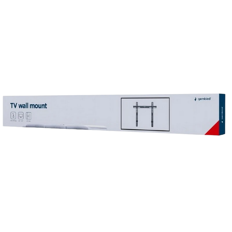 Suport fixat pe perete gembird wm-55f-03, negru 2