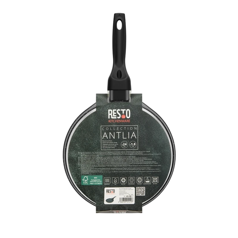 Tigaie pentru clătite resto 93065, 24cm, negru 4