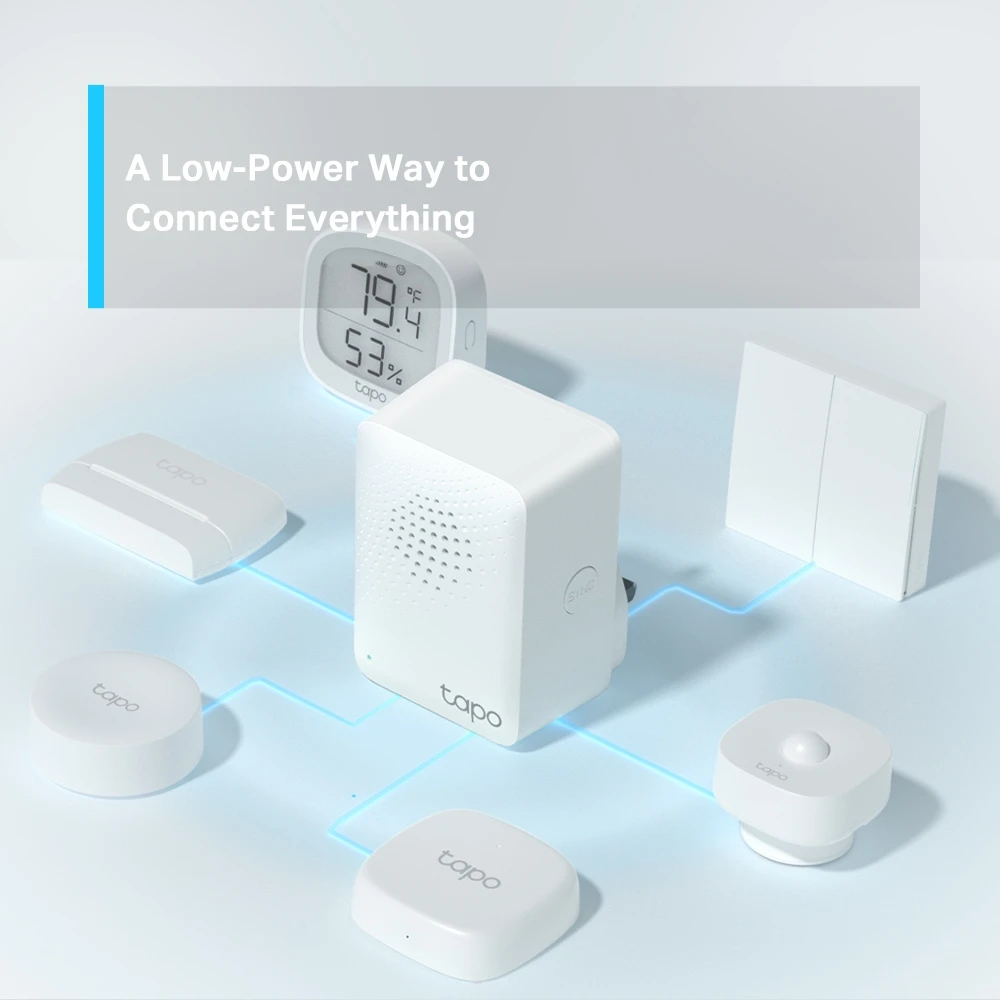 Центр управления tp-link tapo h100, белый 4