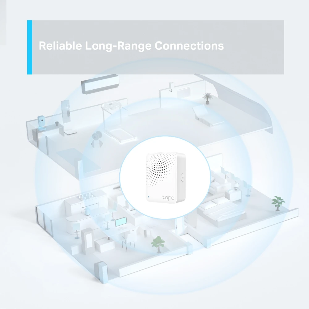 Центр управления tp-link tapo h100, белый 8