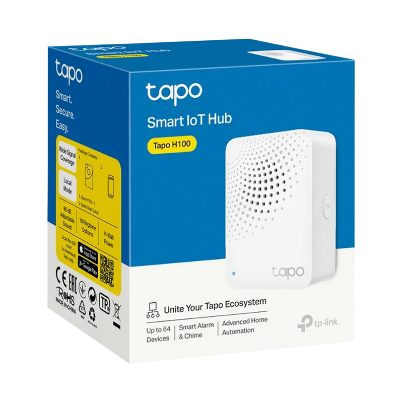 Центр управления tp-link tapo h100, белый 5