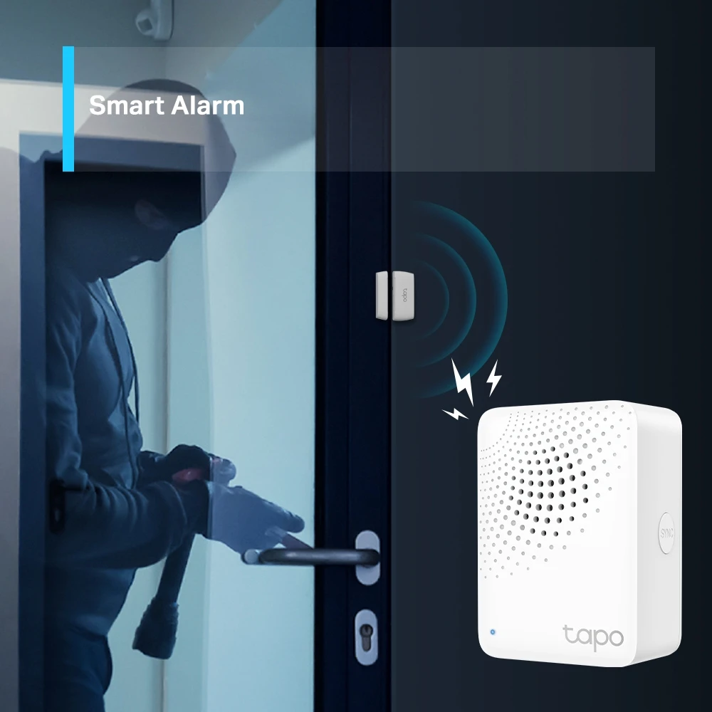 Центр управления tp-link tapo h100, белый 10