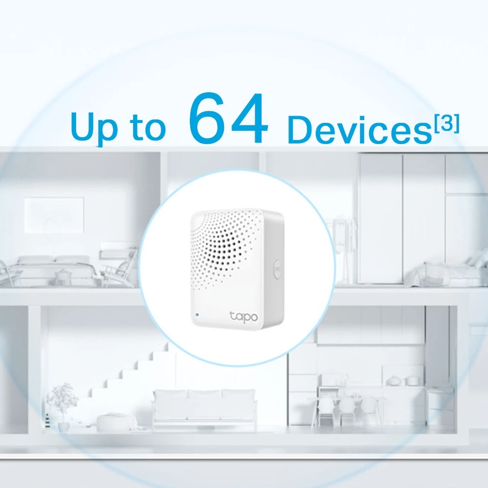 Центр управления tp-link tapo h100, белый 9