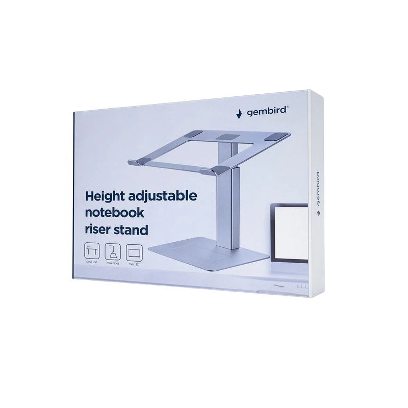 Stand pentru laptop gembird nbs-d1-02, argintiu 5