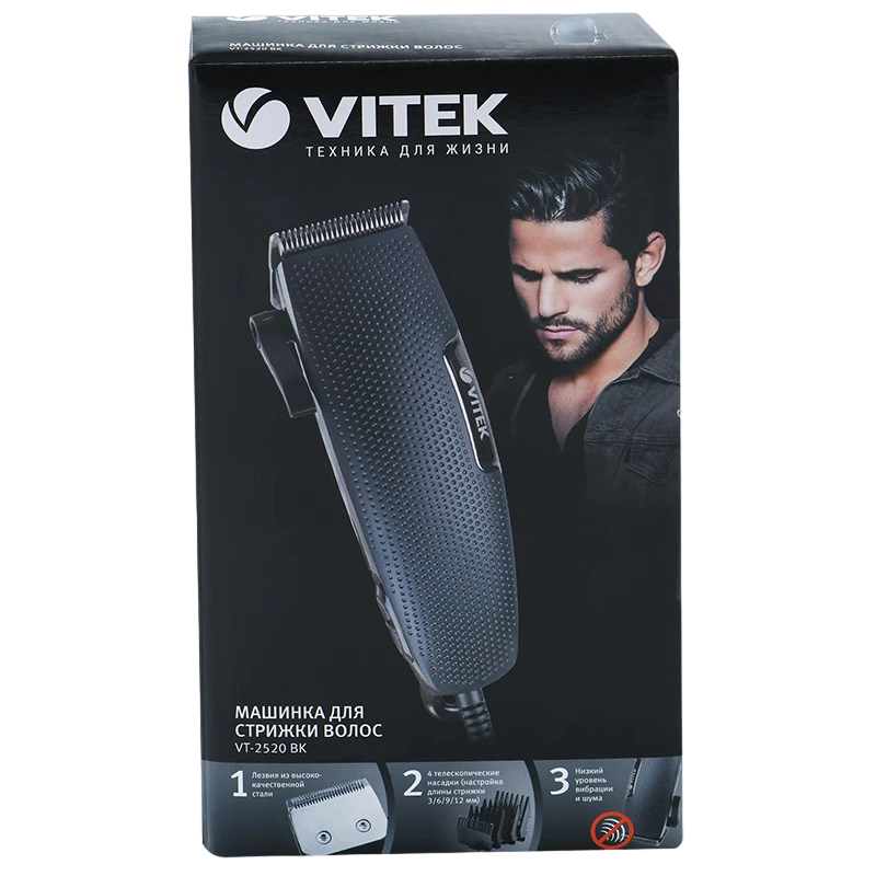 Aparat de tuns vitek vt-2517, alb | negru 4