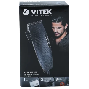 Aparat de tuns vitek vt-2517, alb | negru Thumbnail 4