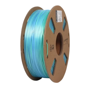 Нить для 3d-принтера gembird 3dp-pla-sk-01-bg, pla, синий | зеленый, 1.75 мм, 1кг
