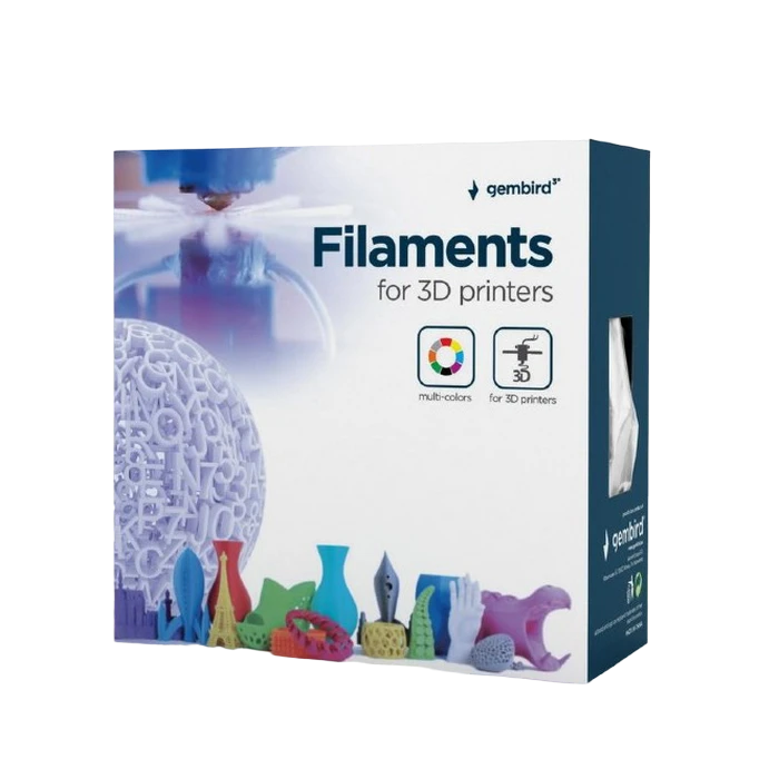 Нить для 3d-принтера gembird 3dp-pla1.75-01-bk, pla, черный  , 1.75 мм, 1 кг 4