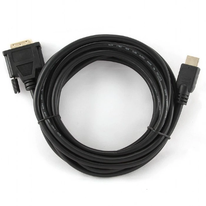 Видео кабель cablexpert cc-hdmi-dvi-15, hdmi (m) - dvi-i (m), 4,5м, чёрный 7