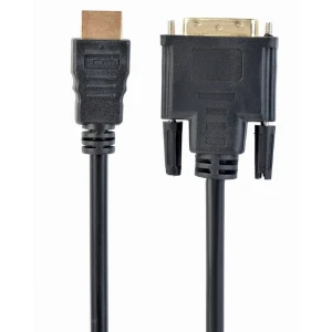 Видео кабель cablexpert cc-hdmi-dvi-15, hdmi (m) - dvi-i (m), 4,5м, чёрный Thumbnail 8