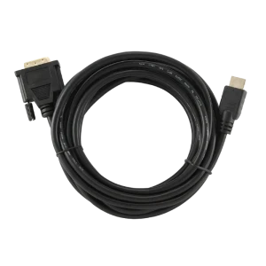 Видео кабель cablexpert cc-hdmi-dvi-15, hdmi (m) - dvi-i (m), 4,5м, чёрный Thumbnail 5