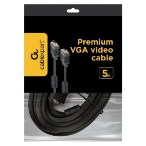 Cablu video cablexpert cc-ppvga-5m-b, vga d-sub (m) - vga d-sub (m), 5m, negru Thumbnail 2
