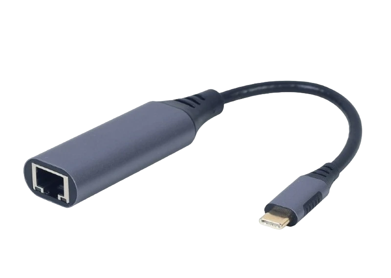 Адаптер usb cablexpert a-usb3c-lan-01, usb type-c (m) - , 0,15м, серый 3