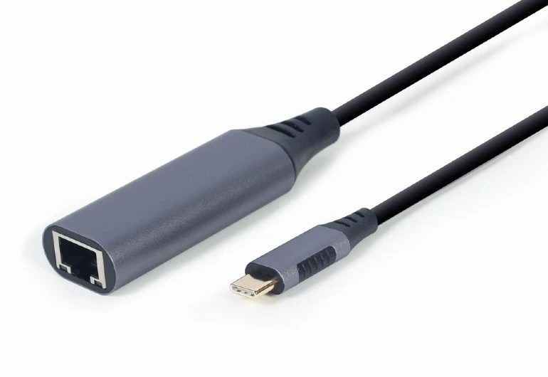 Адаптер usb cablexpert a-usb3c-lan-01, usb type-c (m) - , 0,15м, серый 4