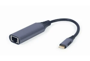 Адаптер usb cablexpert a-usb3c-lan-01, usb type-c (m) - , 0,15м, серый Thumbnail 5
