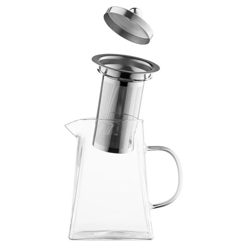 Ceainic cu infuzor ardesto ar1995gm, 0.95l, transparent 4