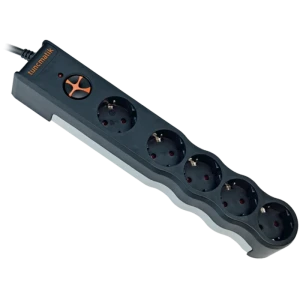 Prelungitor electric tuncmatik tsk6136, 5 prize, 1,5m, negru