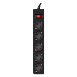 Prelungitor electric sven sf-05e, 5 prize, 3m, negru
