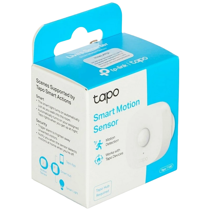 Умный датчик движения tp-link tapo t100, белый 6
