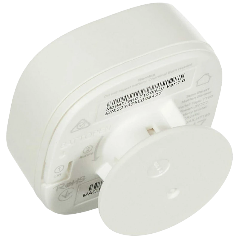 Умный датчик движения tp-link tapo t100, белый 15