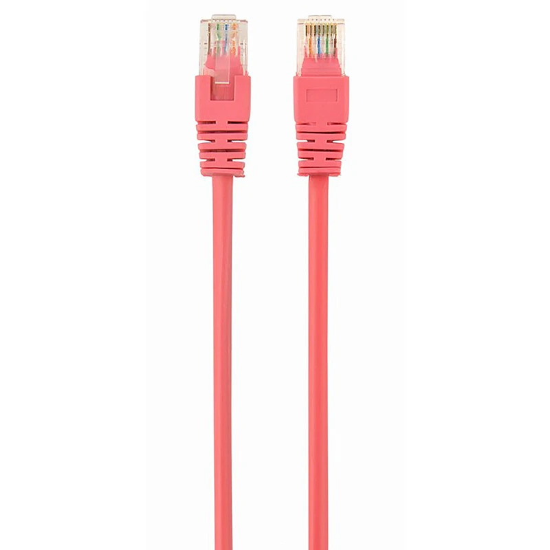 Patch cord cablexpert pp12-2m/ro, cat5e utp, 2m, roz 3
