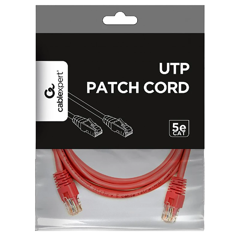 Patch cord cablexpert pp12-2m/ro, cat5e utp, 2m, roz 2