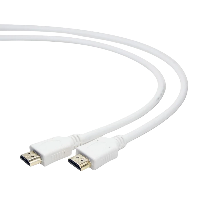 Cablu video cablexpert cc-hdmi4-w-6, hdmi (m) - hdmi (m), 1,8m, alb 2