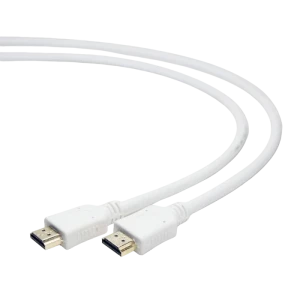 Cablu video cablexpert cc-hdmi4-w-6, hdmi (m) - hdmi (m), 1,8m, alb Thumbnail 2