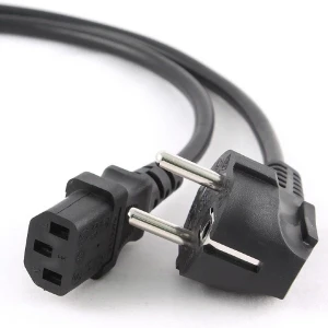 Cablu de alimentare cablexpert pc-186-vde-5 m, negru Thumbnail 2