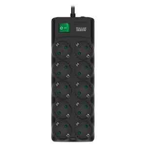 Prelungitor electric sven sf-10e-16, 10 prize, 3m, negru