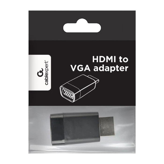Видеоконвертер cablexpert a-hdmi-vga-001, hdmi (m) - vga d-sub, 1м, чёрный 4