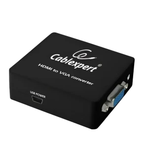 Видео/audio конвертер cablexpert dsc-hdmi-vga-001,  - vga d-sub + 3.5 mm jack, чёрный Thumbnail 4