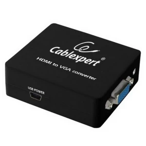 Видео/audio конвертер cablexpert dsc-hdmi-vga-001,  - vga d-sub + 3.5 mm jack, чёрный Thumbnail 2