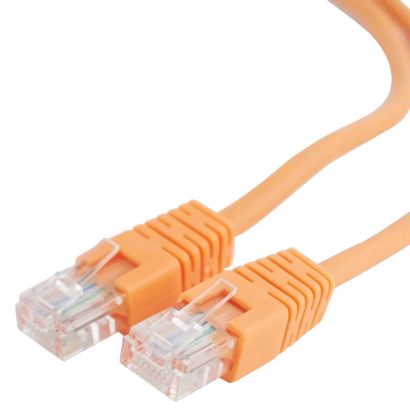 Патч-корд cablexpert pp12-0.5m/o, cat5e utp, 0,5м, оранжевый 5