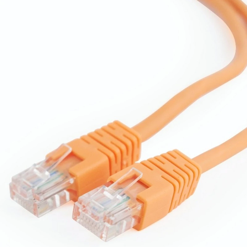 Патч-корд cablexpert pp12-0.5m/o, cat5e utp, 0,5м, оранжевый 4