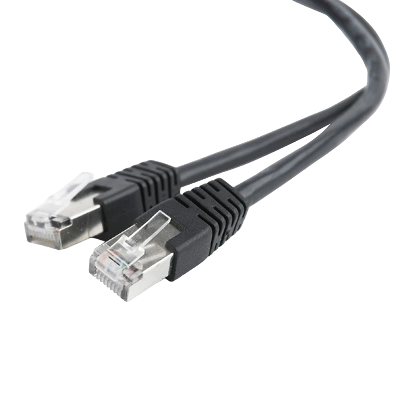 Патч-корд cablexpert pp22-0.5m/bk, cat5e ftp, 0,5м, чёрный 3