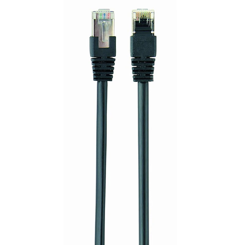 Патч-корд cablexpert pp22-0.5m/bk, cat5e ftp, 0,5м, чёрный 2