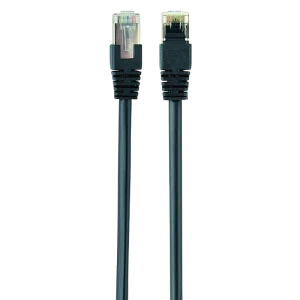 Патч-корд cablexpert pp22-0.5m/bk, cat5e ftp, 0,5м, чёрный