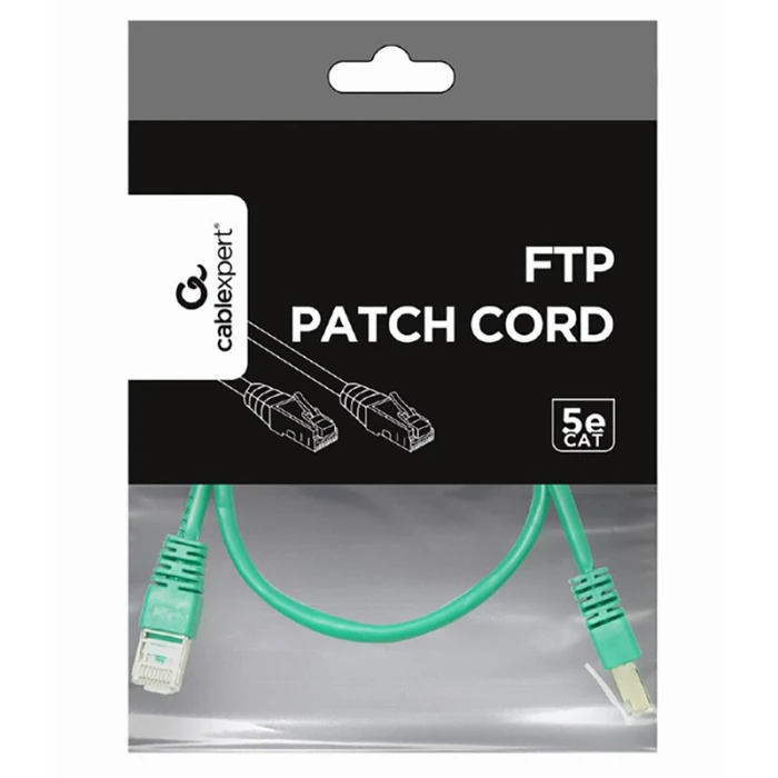 Patch cord cablexpert pp22-0.5m/g, cat5e ftp, 0,5m, verde 4