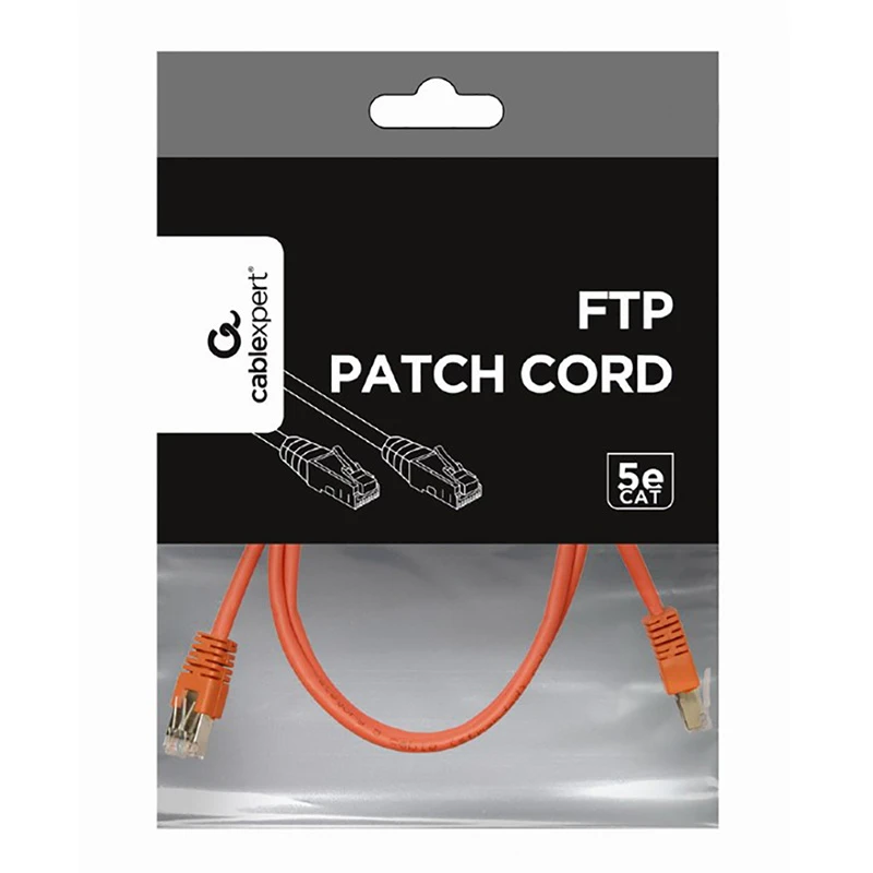 Patch cord cablexpert pp22-1m/r, cat5e ftp, 1m, roșu 4