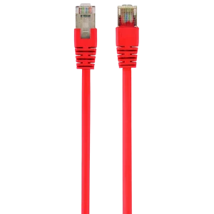 Патч-корд cablexpert pp22-1m/r, cat5e ftp, 1м, красный