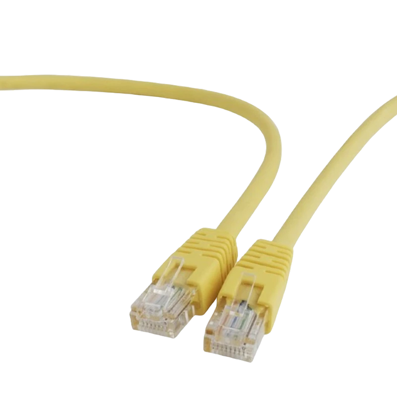 Патч-корд cablexpert pp22-1m/y, cat5e ftp, 1м, жёлтый 4