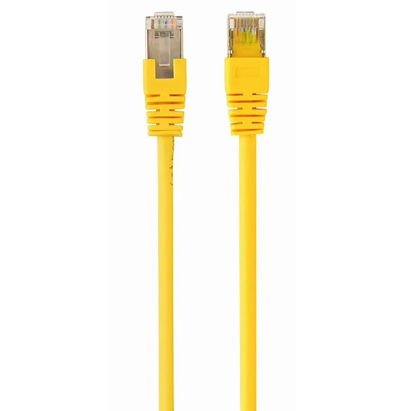 Патч-корд cablexpert pp22-1m/y, cat5e ftp, 1м, жёлтый 3