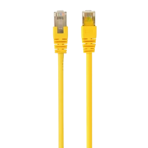 Патч-корд cablexpert pp22-1m/y, cat5e ftp, 1м, жёлтый