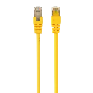 Патч-корд cablexpert pp22-1m/y, cat5e ftp, 1м, жёлтый
