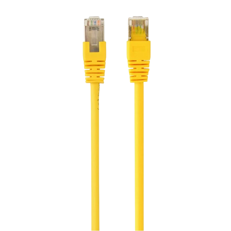 Патч-корд cablexpert pp6-1m/y, cat6 ftp , 1м, жёлтый 5