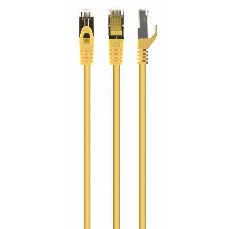 Патч-корд cablexpert pp6-1m/y, cat6 ftp , 1м, жёлтый 3