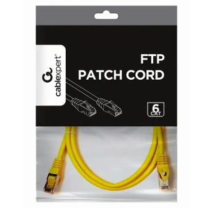 Патч-корд cablexpert pp6-1m/y, cat6 ftp , 1м, жёлтый Thumbnail 6