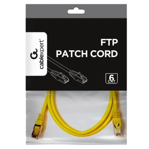 Патч-корд cablexpert pp6-1m/y, cat6 ftp , 1м, жёлтый Thumbnail 2