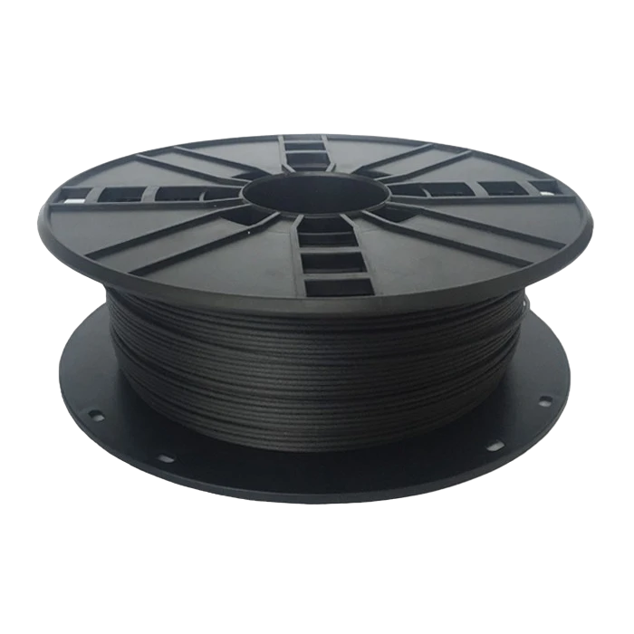 Filament pentru imprimantă 3d gembird 3dp-pla1.75-02-carbon, pla, negru carbon, 1.75 mm, 0,8kg 3